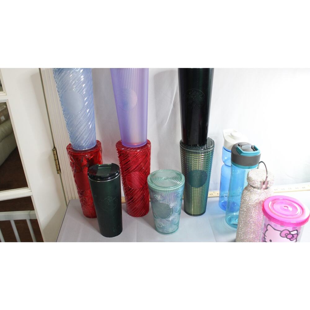 Starbucks 31 Pc Tumbler Cup Lot NWT Cold Cups Straws Bulk Reseller Collection - Picture 8 of 16